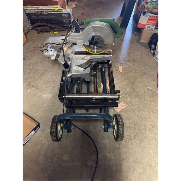 Sliding compound miter saw on stand