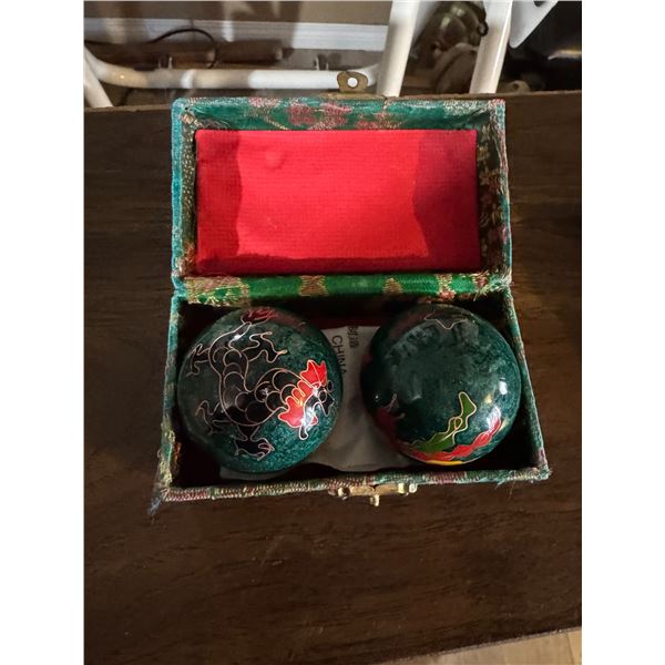 Stress balls with dragon motifs