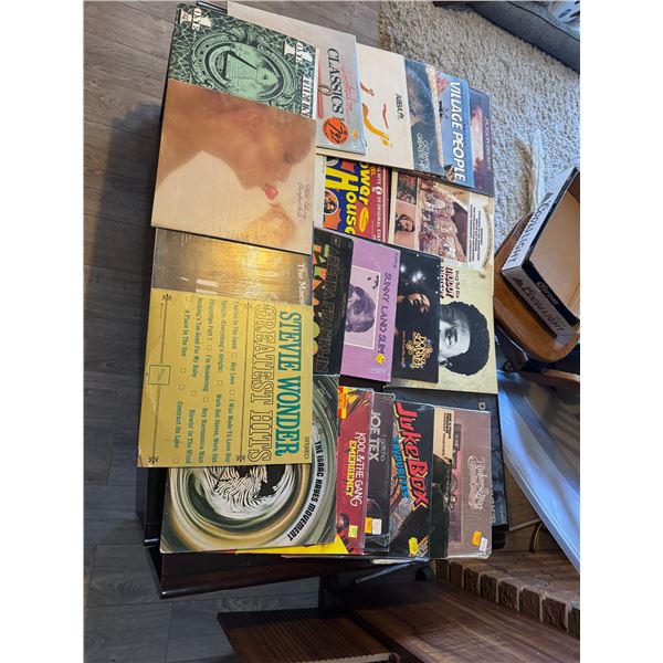 Records Ike and Tina Turner ABBA Village people, etc.