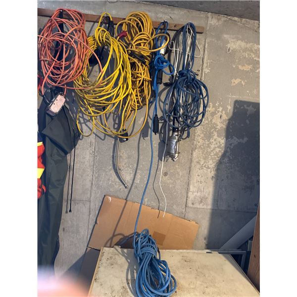 Extension cords and light