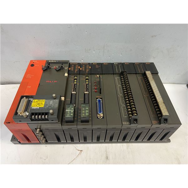 Mitsubishi Rack w/ Power Supplies & Modules as Pictured