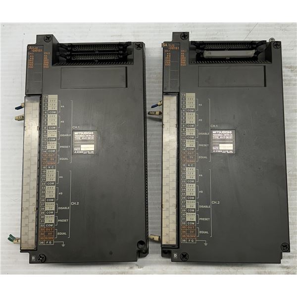 (2) Mitsubishi #A0J2-D61S1 Programmable Controllers