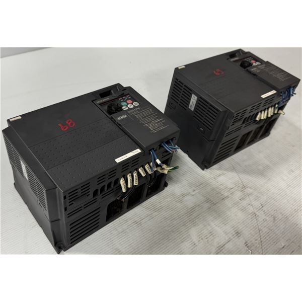 (2) Mitsubishi #FR-E740-5.5K Inverters