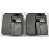 Image 1 : Lot of (2) Mitsubishi #FR-E740-026SC-NA  & #FR-E740-016SC-NA Inverters