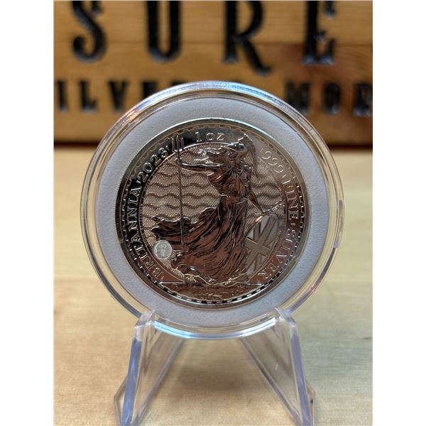 Lot 34-1) 1 oz Britannia 2023 silver