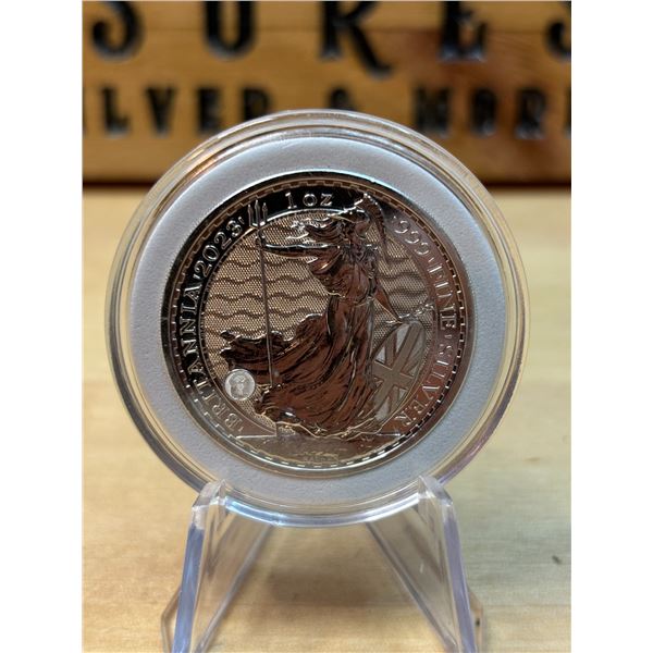 Lot 40-1) 1 oz Britannia 2023 silver