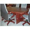 Image 1 : Mahogany Contemporary 8-ft Boardroom Table