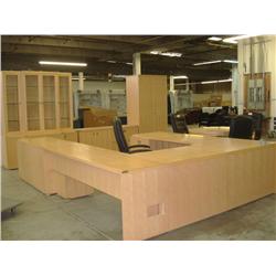 Large Executive Maple Office Suite