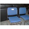 Image 1 : Lot Of 2 Blue Chairs