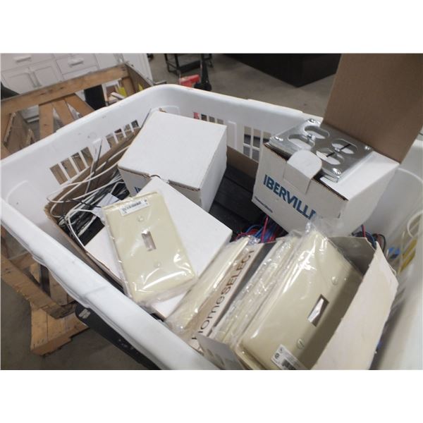 Basket Of Light Ballast & Light Switch & Plug Covers