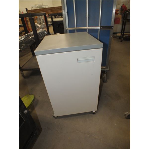 Small Metal Cabinet On wheels