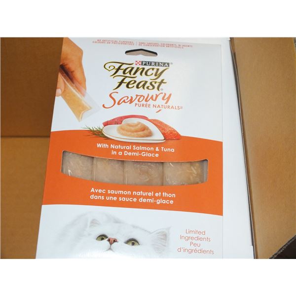 2 Case's Of Purina Fancy Feast  Salmon & Tuna Cat Treats