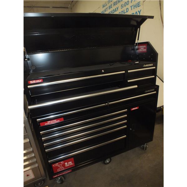 Husky 10 Drawer Tool Chest On Wheels w/ Keys