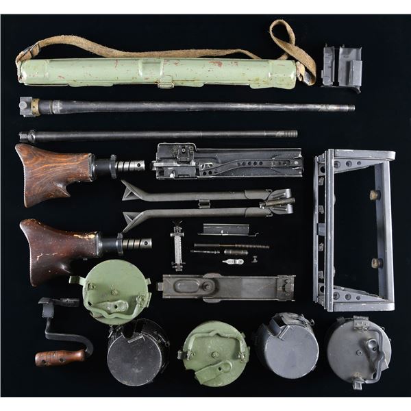 MIXED MACHINE GUN PARTS LOT.