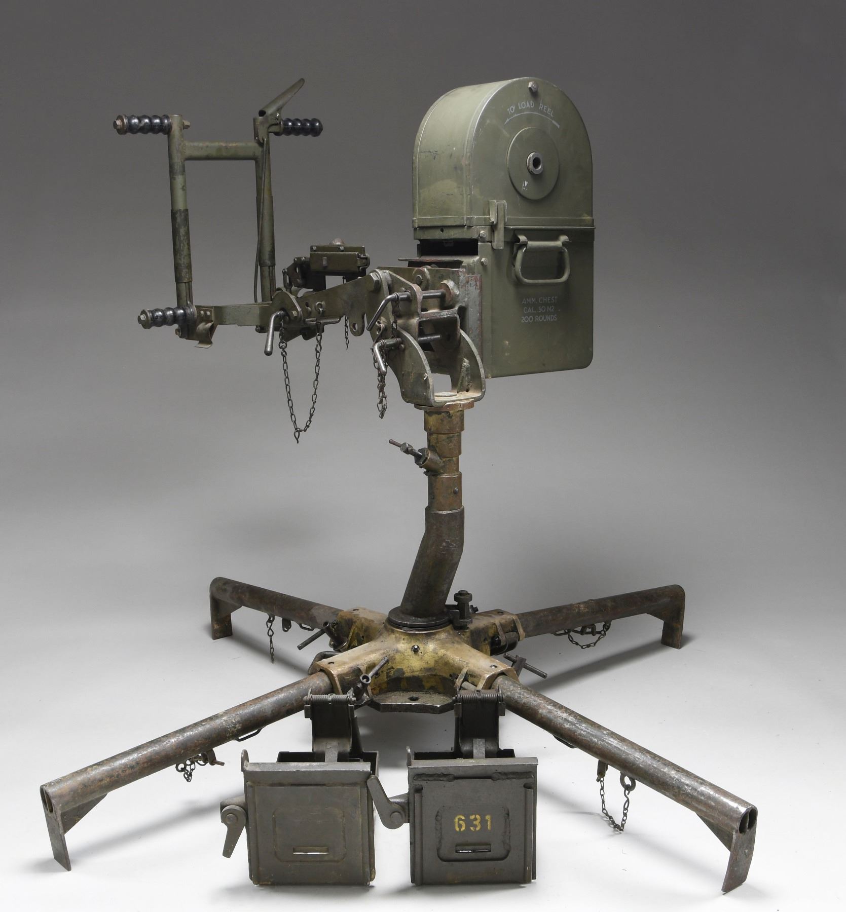 U.S. BROWNING M2 M63 ANTI-AIRCRAFT MOUNT & - Poulin Auctions