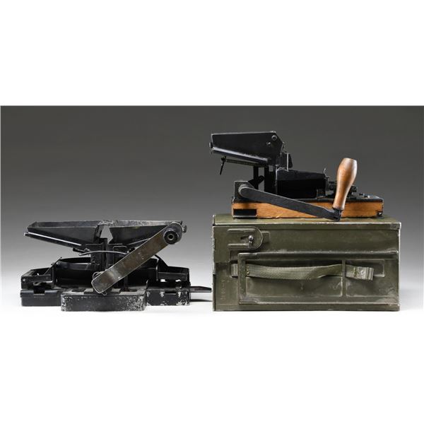 LOT OF TWO MG BELT LOADERS.