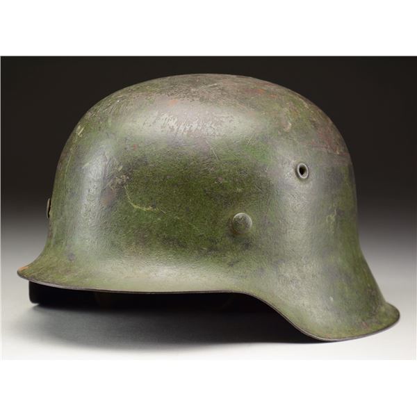 CHOICE WWII GERMAN M1942 SS HELMET.
