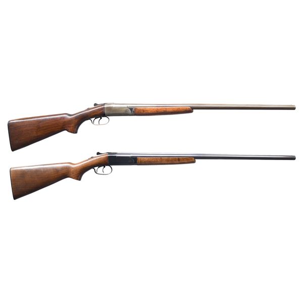 TWO WINCHESTER MODEL 24 SXS SHOTGUNS.