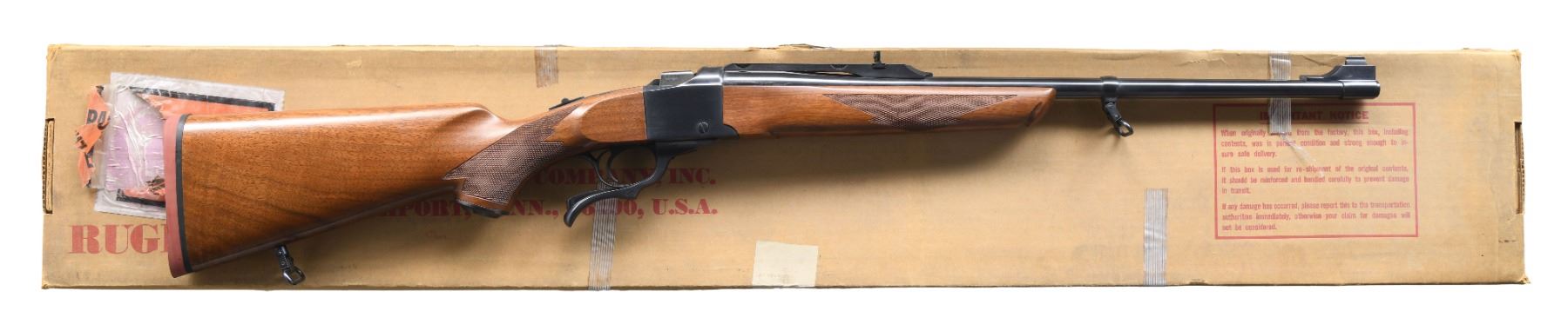 RUGER NO.1A LIGHT SPORTER SINGLE SHOT RIFLE. - Poulin Auctions
