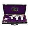 Image 1 : VERY NICE CUSTOM CASED SET OF THREE NICKEL PLATED