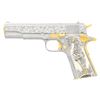 Image 1 : COLT GOVERNMENT MODEL ORNATE CUSTOM SA PISTOL.