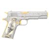 Image 2 : COLT GOVERNMENT MODEL ORNATE CUSTOM SA PISTOL.