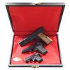 Image 1 : BROWNING GRADE ONE CASED THREE PISTOL SET.