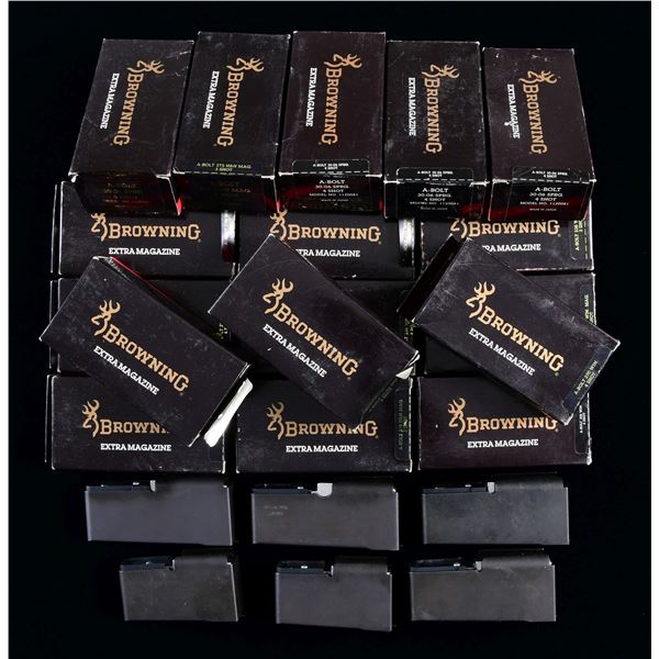 24 BROWNING A-BOLT RIFLE MAGAZINES.