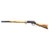 Image 2 : WINCHESTER 1873 RIFLE WITH INDIAN STYLE RAWHIDE