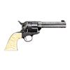 Image 2 : VERY ORNATE CUSTOM ENGRAVED & SILVER INLAID COLT