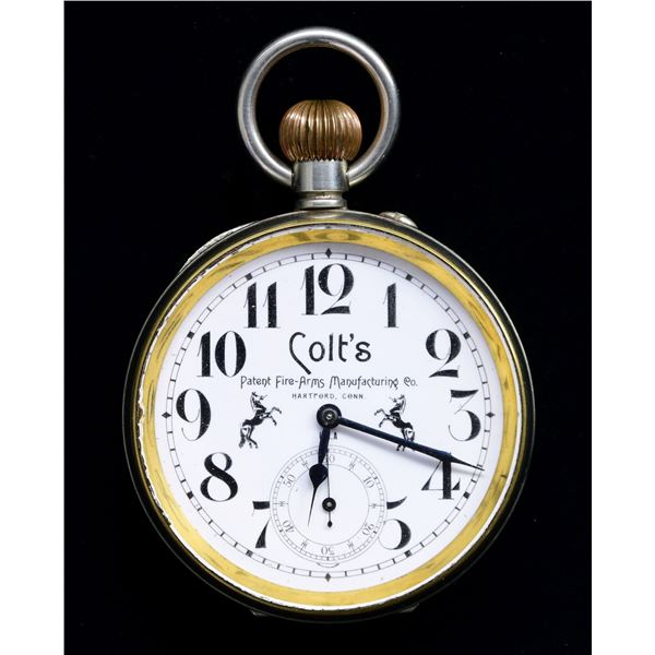 COLT FIREARMS ADVERTISING POCKET WATCH.