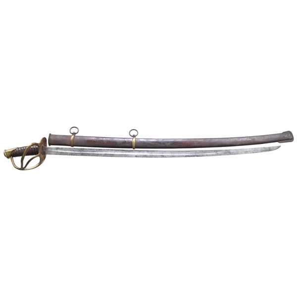 VERY FINE CONFEDERATE CAVALRY SABER.