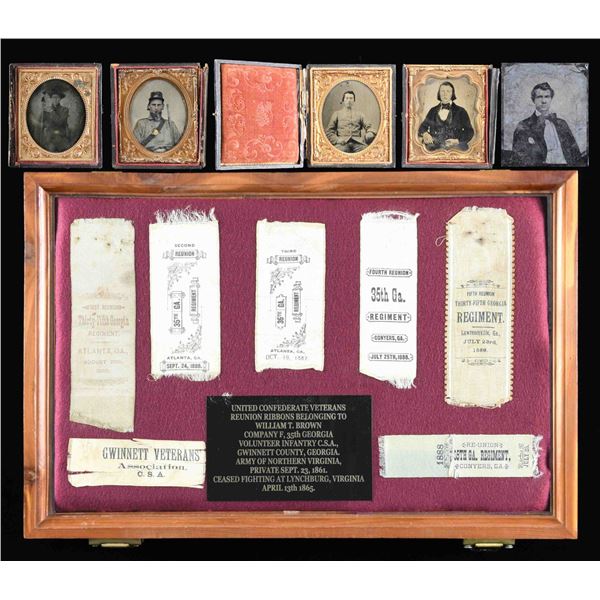 35th GEORGIA INFANTRY PHOTOS & RIBBONS.