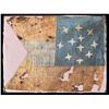 Image 1 : RARE CONFEDERATE GUIDON PENNANT CONTRACTED IN