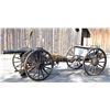 Image 1 : REPRODUCTION IRON MUZZLE LOADING CANNON, CAISSON,