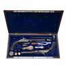 Image 1 : VERY FINE CASED PAIR OF GERMAN ENGRAVED PERCUSSION