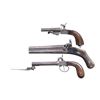 Image 2 : EUROPEAN STYLE PINFIRE & PERCUSSION PISTOLS.