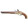 Image 2 : BELGIAN NIQUET LE JEUNE FLINTLOCK PISTOL.