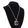 Image 3 : STUNNING 14K GOLD, AMETHYST, SAPPHIRE & DIAMOND