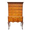 Image 2 : QUEEN ANNE MAPLE HIGHBOY.