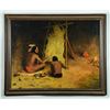 Image 1 : OIL ON CANVAS IN THE STYLE OF IRVING COUSE