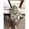 Image 11 : LARGE CHINESE CARVED WOOD STATUE OF SEATED