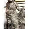 Image 8 : LARGE CHINESE CARVED WOOD STATUE OF SEATED