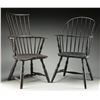 Image 1 : TWO WINDSOR ARMCHAIRS.