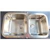 Image 2 : GROUP OF 3 TEKA 125049 STAINLESS STEEL UNDERMOUNT DOUBLE SINK