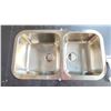Image 3 : GROUP OF 3 TEKA 125049 STAINLESS STEEL UNDERMOUNT DOUBLE SINK