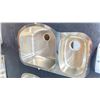 Image 2 : GROUP OF 3 TEKA 125104 STAINLESS STEEL UNDERMOUNT DOUBLE SINK