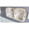 Image 2 : GROUP OF 3 TEKA 125068 STAINLESS STEEL UNDERMOUNT DOUBLE SINK