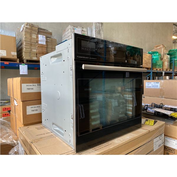 KUPPERSBUSCH MODEL EEB66000J WALL OVEN BLACK TRIM, TOUCH & KNOB CONTROL EUROPEAN CONVECTION 23.5W...