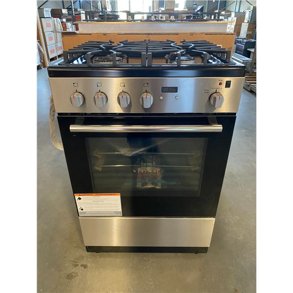 BLACK/STAINLESS STEEL 90515293 24" GAS RANGE